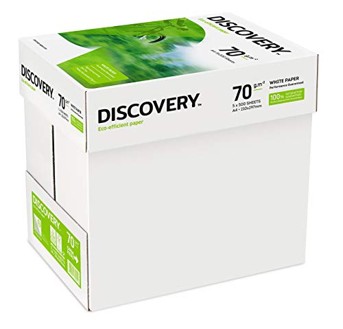 Discovery 70-g/m²-Papier in A4-Format 70 g/m² 5 x Reams (2,500 Sheets) - 1 x Box von Canon