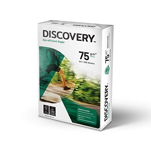 Discovery A4 Wert Büro Papier - Weiß [5 x 500 Blatt] von Discovery