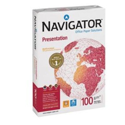 NAVIGATOR A4 Präsentation Papier 100 gsm weiß [2500 Stück] von NAVIGATOR