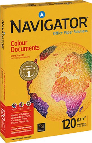 Navigator Colour Documents Papier/COP120CA DIN A4 weiß 120 g/qm Inh.250 von NAVIGATOR
