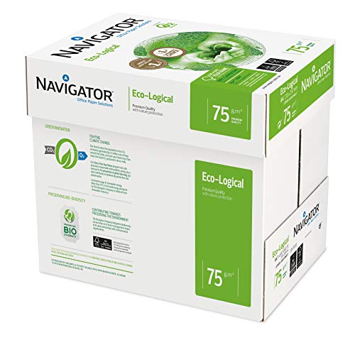 Navigator Eco-Logical Papier FSC eingeriest 75 g/m² A4 5 x 500 Blatt hellweiß Navigator Eco-Logical Papier FSC eingeriest 75 g/m² A4 5 x 500 Blatt hellweiß von NAVIGATOR