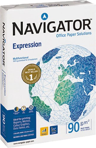 Navigator Inkjet Papier Expression COP090C1 DIN A4 hochweiß 90 g/qm Inh.500 von NAVIGATOR