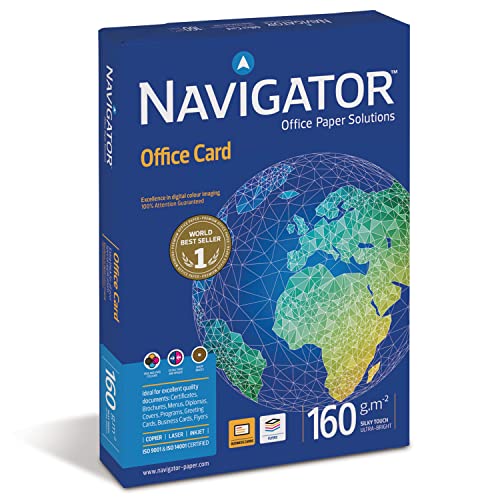 Navigator Office Card /PCO160F1 DIN A4 hochweiß Karton 160 g/qm Inh.250 von NAVIGATOR