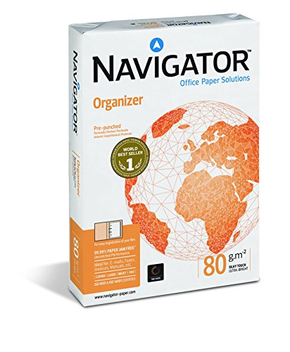 Navigator Organizer/COP080C1 DIN A4 hochweiß gelocht 80 g/qm Inh.500 von NAVIGATOR
