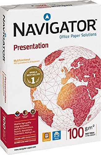 Navigator TS-785464/1 Präsentationspapier, A4, 100 g/m², 500 Stück von NAVIGATOR