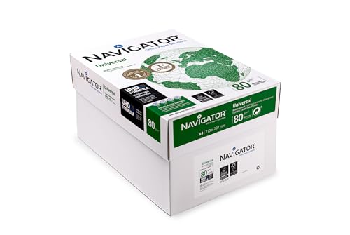 Navigator Universal 80 g, A4, Druckerpapier, Box mit 4 Resmas Navigator Universal 80 g, A4, Druckerpapier, Box mit 4 Resmas von NAVIGATOR