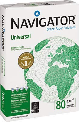 Navigator Universal A3, 80 g/m², Weiß, 5 Stück Navigator Universal A3, 80 g/m², Weiß, 5 Stück von NAVIGATOR