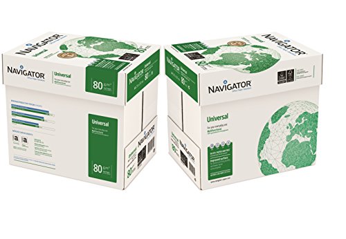 Navigator Universal-Papier, A4, 80 g/m² 10x Reams (5,000 Sheets) - 1x Box von Navigator Universal