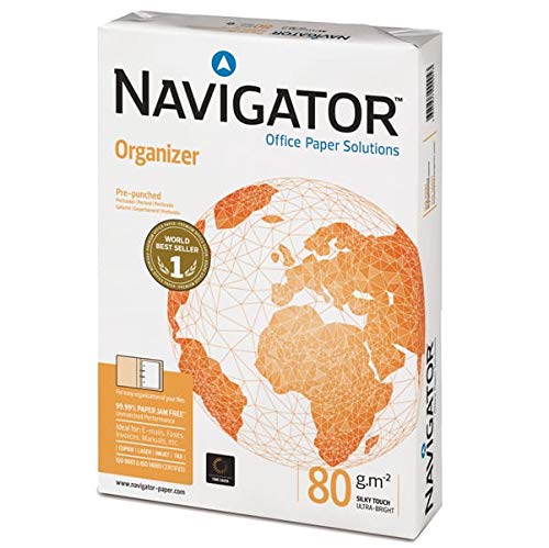 Organizer mit 2 Löchern – A4-80 g – 210 x 297mm – Navigator – Packung 500 fg Organizer mit 2 Löchern – A4-80 g – 210 x 297mm – Navigator – Packung 500 fg von NAVIGATOR