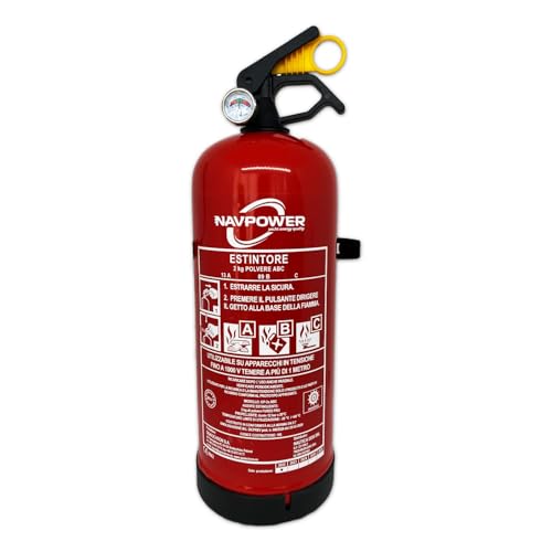 Feuerlöscher 1 kg ABC RINA und MED geprüft Feuerlöscher 1 kg ABC RINA und MED geprüft von NAVPOWER