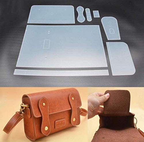 NAZUSA DIY PVC Vorlage für Cambridge-Tasche/Schultertasche/Crossbody-Tasche, PVC, durchscheinend, 1 Set von NAZUSA