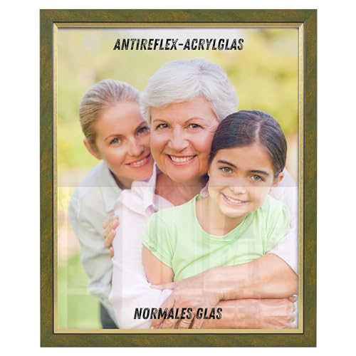 NB Akzent Bilderrahmen mit Antireflexglas – 21x29,7 cm DIN A4 Gold gewischt - MDF Holz Fotorahmen Bellevue NB Akzent Bilderrahmen mit Antireflexglas – 21x29,7 cm DIN A4 Gold gewischt - MDF Holz Fotorahmen Bellevue von NB Akzent