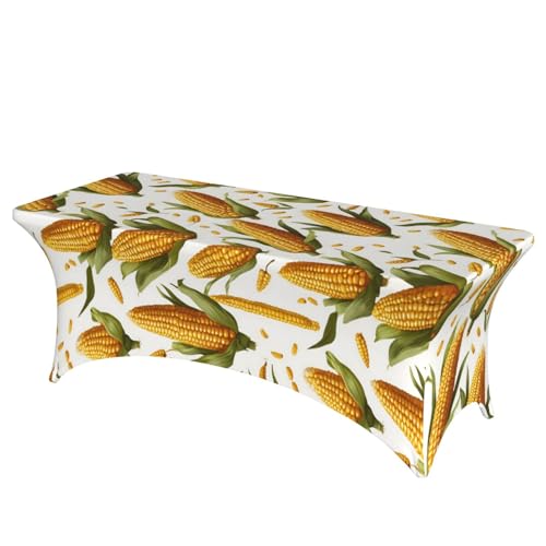NBAGHPQ Rechteckige Tischdecke mit Aufdruck "Happy Thanksgiving Day", Funktionalität und Stil, Tischdecke, abwischbar von NBAGHPQ