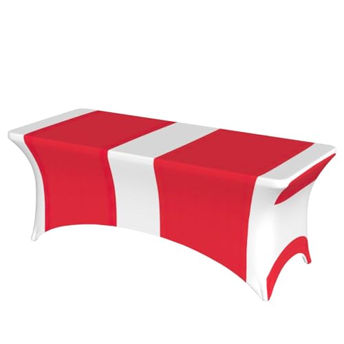 NBAGHPQ Rechteckige Tischdecke mit Österreichischer Flagge, Funktionalität und Stil, Tischdecke, abwischbar von NBAGHPQ