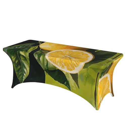 NBAGHPQ Rechteckige Tischdecke mit Zitronenfrucht-Druck, Funktionalität und Stil, Tischdecke, abwischbar NBAGHPQ Rechteckige Tischdecke mit Zitronenfrucht-Druck, Funktionalität und Stil, Tischdecke, abwischbar von NBAGHPQ