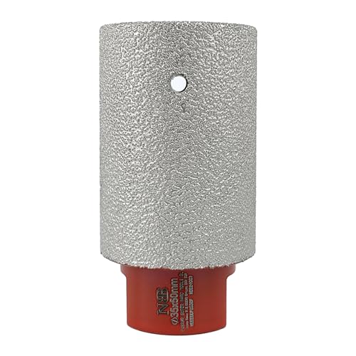 NBB Diamant-Fräser mit M14-Fingerform Diamant-Fräsbohrer Diamant Reibahle Fasfräser Fasenschneider zum Erweitern und Formen eines Lochs von Fliesen Keramik Porzellan Granit Marmor trocken (dia.35mm) von NBB