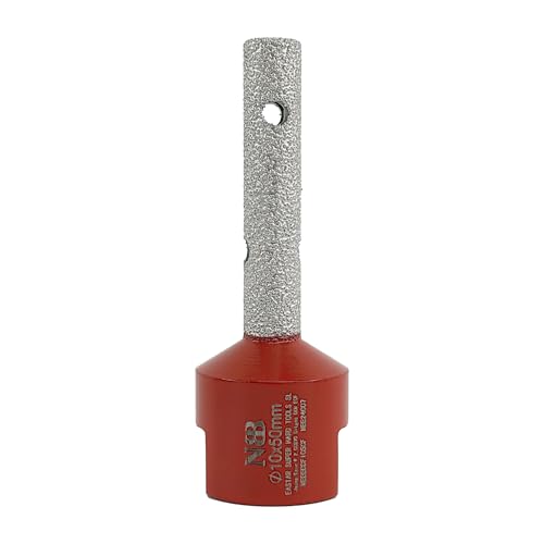 NBB Diamant-Fräser mit M14-Fingerform Diamant-Fräsbohrer Diamant Reibahle Fasfräser Fasenschneider zum Erweitern und Formen eines Lochs von Fliesen Keramik Porzellan Granit Marmor trocken (dia.10mm) von NBB