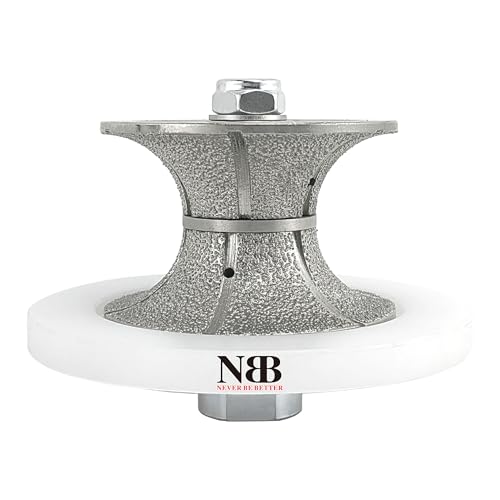 NBB Diamant-Profilscheibe Diamantfräser Fräsbohrer Trenn Reibahle Profilierungs-Bit für Porzellan Fliesen Keramik Granit Marmor Stein einfach zu verwenden auf Winkelschleifer (V Full-Bullnose, V40) von NBB