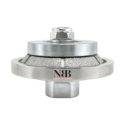 NBB Diamant-Profilscheibe Diamantfräser Fräsbohrer Trennreibahle Profilierungs-Bit für Porzellan Fliesen Keramik Granit Marmor Stein einfach zu verwenden auf Winkelschleifer(Bevel E5) von NBB