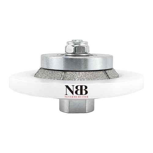 NBB Diamant-Profilscheibe Diamantfräser Fräsbohrer Trennreibahle Profilierungs-Bit für Porzellan Fliesen Keramik Granit Marmor Stein einfach zu verwenden auf Winkelschleifer (E Bevel, E5) von NBB