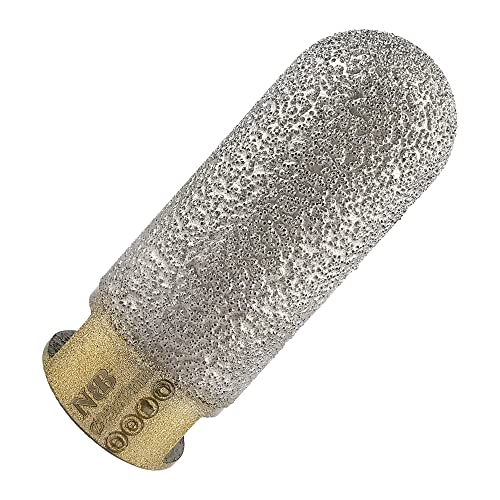 NBB Diamantschneider mit M14; Fingerform; Fasenschneider; Diamant Reibahle Fasfräser zum Vergrößern und Formen eines Lochs in Porzellan, Keramik, Fliesen, Granit, Marmor, nass oder trocken (1, F2552) NBB Diamantschneider mit M14; Fingerform; Fasenschneider; Diamant Reibahle Fasfräser zum Vergrößern und Formen eines Lochs in Porzellan, Keramik, Fliesen, Granit, Marmor, nass oder trocken (1, F2552) von NBB