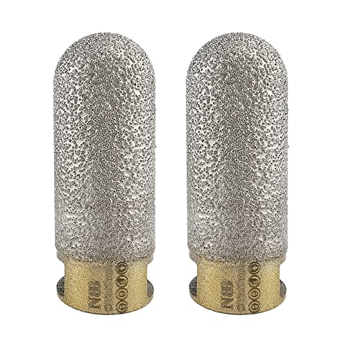 NBB Diamantschneider mit M14; Fingerform; Fasenschneider; Diamant Reibahle Fasfräser zum Vergrößern und Formen eines Lochs in Porzellan, Keramik, Fliesen, Granit, Marmor, nass oder trocken (2, F2552) von NBB