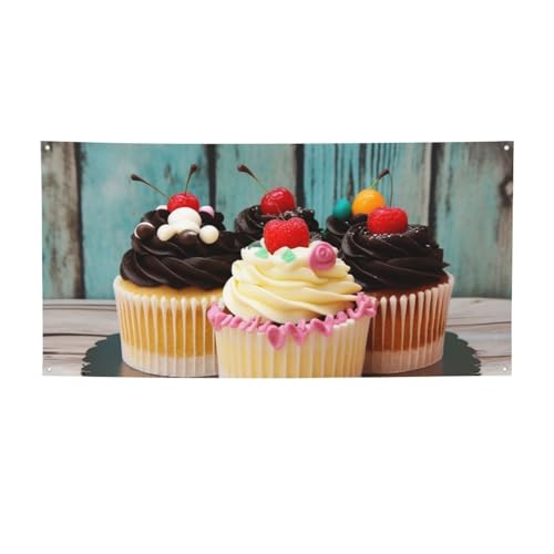 Bäckerei-Kuchen-Banner, Party-Dekoration, Hintergrund, Flagge, Geburtstagsparty, Fotografie, Hintergrund, Dekoration, Banner und Schilder, Wanddekoration, Banner, Partyzubehör, Gastgeschenke, 180 x von NBCCDVSH