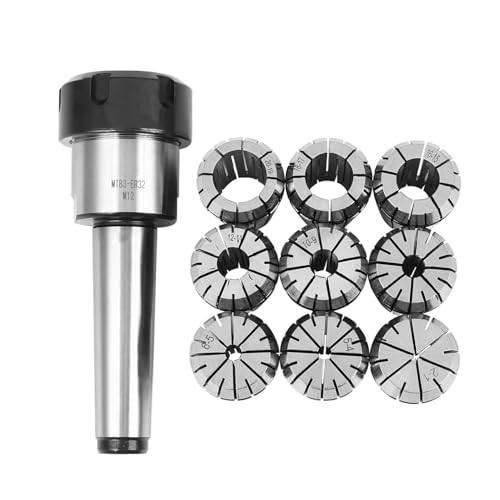 NBCNZCTSAS 10-teiliges ER32-Federspannzangen-Set 2/4/6/8/10/12/16/18/20 mm + MT3 M12 ER32 Spannzangenfutter Morsekegelhalter NBCNZCTSAS 10-teiliges ER32-Federspannzangen-Set 2/4/6/8/10/12/16/18/20 mm + MT3 M12 ER32 Spannzangenfutter Morsekegelhalter von NBCNZCTSAS