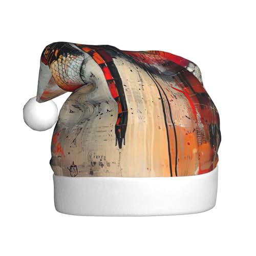NBRIEU Abstrakter roter Libellen-Druck, festliche Dekoration, Weihnachtsmütze, Neujahrsparty-Zubehör und Geschenke NBRIEU Abstrakter roter Libellen-Druck, festliche Dekoration, Weihnachtsmütze, Neujahrsparty-Zubehör und Geschenke von NBRIEU