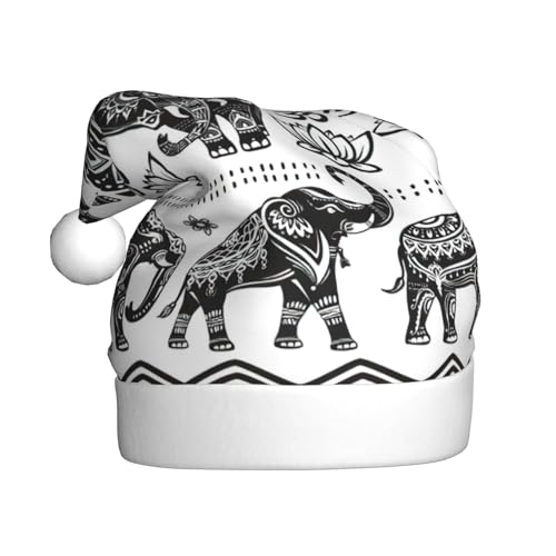 NBRIEU Bohemian Elefant Print Weihnachten Hut Festival Dekoration Neujahr Party Supplies Geschenke NBRIEU Bohemian Elefant Print Weihnachten Hut Festival Dekoration Neujahr Party Supplies Geschenke von NBRIEU