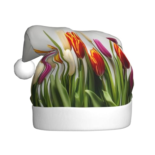 NBRIEU Bunte Tulpenaufdruck, festliche Dekoration, Weihnachtsmütze, Neujahrsparty-Zubehör und Geschenke NBRIEU Bunte Tulpenaufdruck, festliche Dekoration, Weihnachtsmütze, Neujahrsparty-Zubehör und Geschenke von NBRIEU