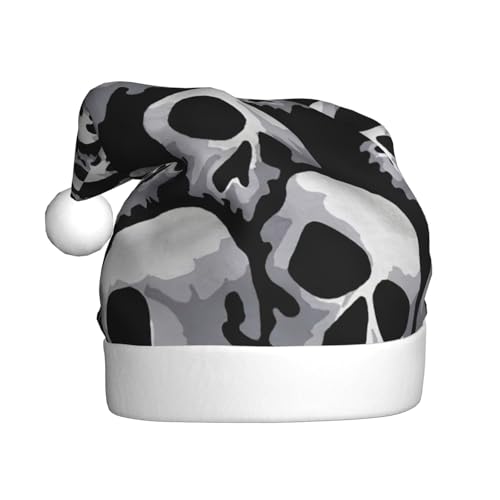 NBRIEU Festliche Dekoration mit Totenkopf-Motiv, Weihnachtsmütze, Neujahrsparty-Zubehör und Geschenke von NBRIEU