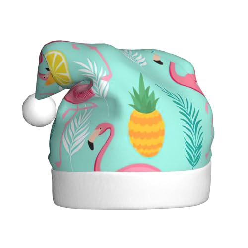 NBRIEU Festliche Dekoration mit rosafarbenem Flamingo-Druck, Weihnachtsmütze, Neujahrsparty-Zubehör und Geschenke NBRIEU Festliche Dekoration mit rosafarbenem Flamingo-Druck, Weihnachtsmütze, Neujahrsparty-Zubehör und Geschenke von NBRIEU