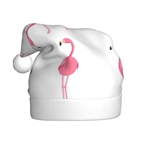 NBRIEU Flamingos auf weißem Druck, festliche Dekoration, Weihnachtsmütze, Neujahrsparty-Zubehör und Geschenke NBRIEU Flamingos auf weißem Druck, festliche Dekoration, Weihnachtsmütze, Neujahrsparty-Zubehör und Geschenke von NBRIEU