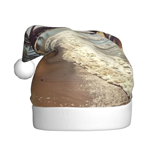 NBRIEU Hawaii-Strand-Druck, festliche Dekoration, Weihnachtsmütze, Neujahrsparty-Zubehör und Geschenke NBRIEU Hawaii-Strand-Druck, festliche Dekoration, Weihnachtsmütze, Neujahrsparty-Zubehör und Geschenke von NBRIEU