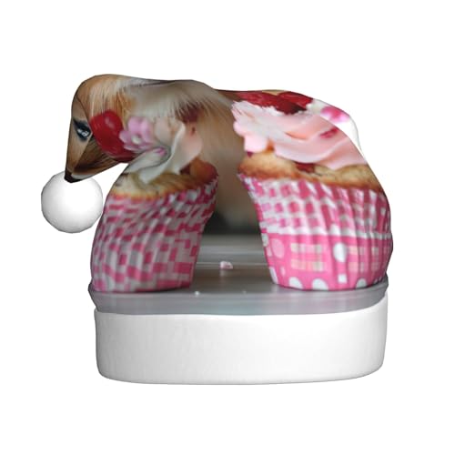 NBRIEU Meerschweinchen und Cupcakes Druck, festliche Dekoration, Weihnachtsmütze, Neujahrsparty-Zubehör und Geschenke NBRIEU Meerschweinchen und Cupcakes Druck, festliche Dekoration, Weihnachtsmütze, Neujahrsparty-Zubehör und Geschenke von NBRIEU