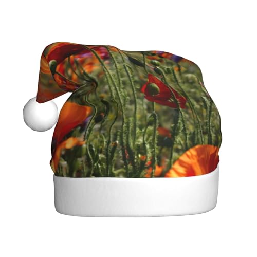 NBRIEU Mohnblumen-Druck, festliche Dekoration, Weihnachtsmütze, Neujahrsparty-Zubehör und Geschenke NBRIEU Mohnblumen-Druck, festliche Dekoration, Weihnachtsmütze, Neujahrsparty-Zubehör und Geschenke von NBRIEU