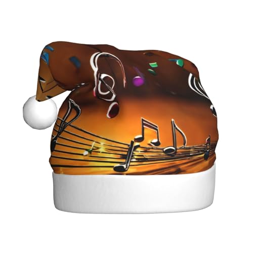 NBRIEU Musiknoten-Druck, festliche Dekoration, Weihnachtsmütze, Neujahrsparty-Zubehör und Geschenke NBRIEU Musiknoten-Druck, festliche Dekoration, Weihnachtsmütze, Neujahrsparty-Zubehör und Geschenke von NBRIEU