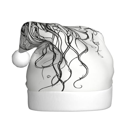 NBRIEU Quallenmuster-Druck, festliche Dekoration, Weihnachtsmütze, Neujahrsparty-Zubehör und Geschenke NBRIEU Quallenmuster-Druck, festliche Dekoration, Weihnachtsmütze, Neujahrsparty-Zubehör und Geschenke von NBRIEU