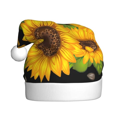 NBRIEU Sonnenblumen-Weihnachtsmütze, festliche Dekoration, Neujahr Partyzubehör und Geschenke NBRIEU Sonnenblumen-Weihnachtsmütze, festliche Dekoration, Neujahr Partyzubehör und Geschenke von NBRIEU