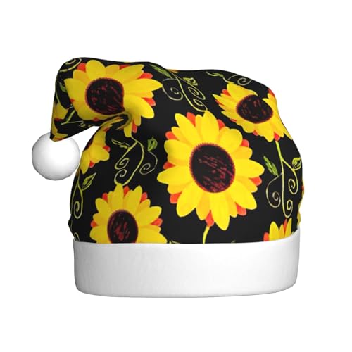 NBRIEU Stilvoller Sonnenblumen-Druck, festliche Dekoration, Weihnachtsmütze, Neujahrsparty-Zubehör und Geschenke NBRIEU Stilvoller Sonnenblumen-Druck, festliche Dekoration, Weihnachtsmütze, Neujahrsparty-Zubehör und Geschenke von NBRIEU