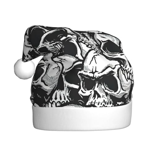 NBRIEU Totenkopf-Muster, festliche Dekoration, Weihnachtsmütze, Neujahrsparty-Zubehör und Geschenke NBRIEU Totenkopf-Muster, festliche Dekoration, Weihnachtsmütze, Neujahrsparty-Zubehör und Geschenke von NBRIEU