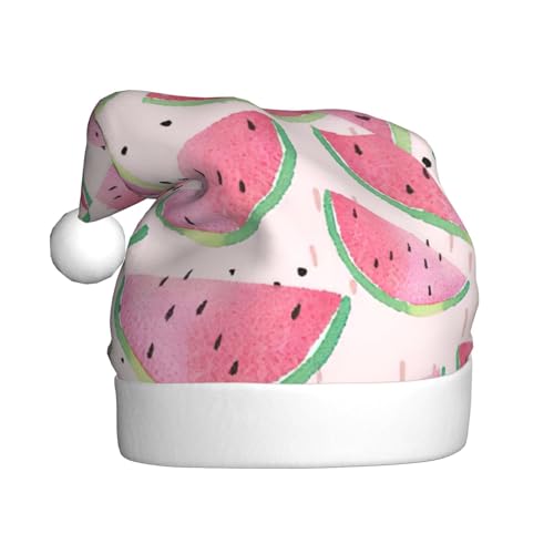 NBRIEU Wassermelone mit frischem Obstdruck, festliche Dekoration, Weihnachtsmütze, Neujahrsparty-Zubehör und Geschenke NBRIEU Wassermelone mit frischem Obstdruck, festliche Dekoration, Weihnachtsmütze, Neujahrsparty-Zubehör und Geschenke von NBRIEU