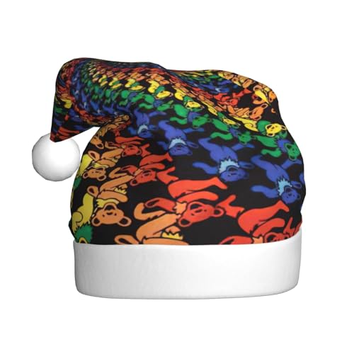 NBRIEU Weihnachten Hut Tie Dye Tanz Bär Tanz Hut Weihnachtsdekoration Neujahr Party Supplies Geschenke NBRIEU Weihnachten Hut Tie Dye Tanz Bär Tanz Hut Weihnachtsdekoration Neujahr Party Supplies Geschenke von NBRIEU