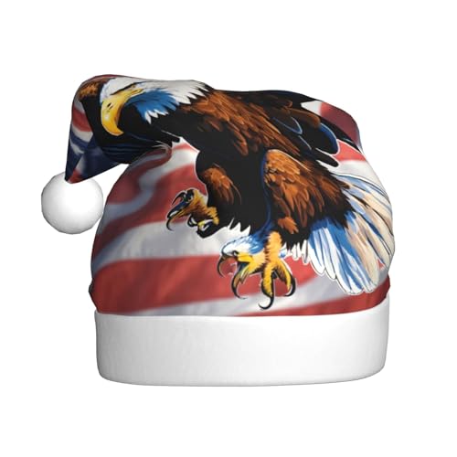 NBRIEU Weihnachtshut, Adlerhut mit US-Flagge, für Neujahrspartys, Partyzubehör und Geschenke NBRIEU Weihnachtshut, Adlerhut mit US-Flagge, für Neujahrspartys, Partyzubehör und Geschenke von NBRIEU