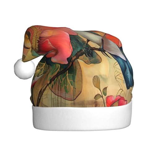 NBRIEU Weihnachtshut mit Blumen und Vögeln, Partyzubehör und Geschenke für das neue Jahr NBRIEU Weihnachtshut mit Blumen und Vögeln, Partyzubehör und Geschenke für das neue Jahr von NBRIEU