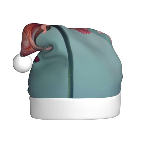 NBRIEU Weihnachtshut mit Blumendruck, Zubehör und Neujahrsgeschenke von NBRIEU