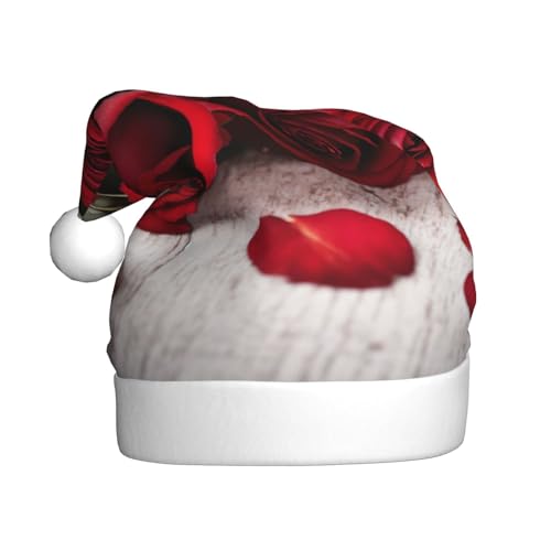 NBRIEU Weihnachtshut mit Blumenmuster, rote Rosen, Zubehör und Geschenke für Neujahrspartys NBRIEU Weihnachtshut mit Blumenmuster, rote Rosen, Zubehör und Geschenke für Neujahrspartys von NBRIEU