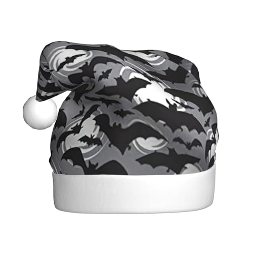 NBRIEU Weihnachtshut mit Fledermaus-Motiv, für Halloween, festliche Dekoration, Zubehör und Geschenke für Neujahrspartys von NBRIEU
