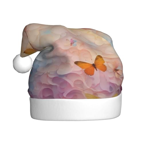 NBRIEU Weihnachtshut mit Schmetterlingsmuster, Partyzubehör und Neujahrsgeschenke von NBRIEU